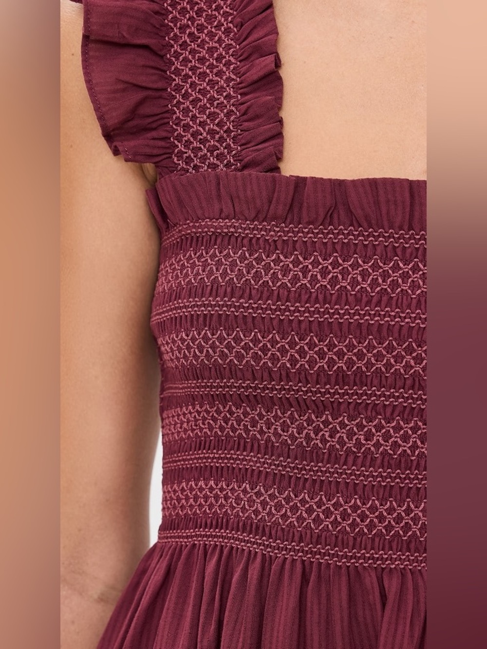 Hill House Ellie Nap Burgundy Excellent condition. M/L Size Tag missing - Picture 3 of 12